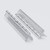 Clear Acrylic Spring Piano Hinge 150mm x 45mm, Continuous, with 1 Spring