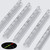 Clear Acrylic Spring Piano Hinge 150mm x 45mm, Continuous, with 1 Spring