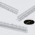 Clear Acrylic Spring Piano Hinge 150mm x 45mm, Continuous, with 1 Spring