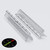 Clear Acrylic Spring Piano Hinge 150mm x 45mm, Continuous, with 1 Spring