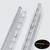 Clear Acrylic Spring Piano Hinge 150mm x 45mm, Continuous, with 1 Spring