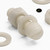 50x Natural, Nylon Plastic, Thumbscrews, M8 x 30mm, knurled, Nuts, Washers & Bolts