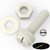 50x Natural, Nylon Plastic, Thumbscrews, M8 x 30mm, knurled, Nuts, Washers & Bolts