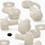 50x Natural, Nylon Plastic, Thumbscrews, M6 x 10 mm, knurled, Nuts, Washers & Bolts