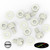 50x Natural, Nylon Plastic, Thumbscrews, M6 x 10mm, knurled, Nuts, Washers & Bolts 50x Natural, Nylon Plastic, Thumbscrews, M6 x 10mm, knurled, Nuts, Washers & Bolts