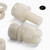 50x Natural Nylon Slotted Knurled Thumbscrews M5 x 10mm, Nuts & Washers