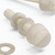 50x Natural Nylon Slotted Knurled Thumbscrews M3 x 20mm, Nuts & Washers