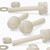 50x Natural, Nylon Plastic, Thumbscrews, M3 x 20 mm, knurled, Nuts, Washers & Bolts