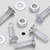 50x Clear Acrylic, Countersunk Cross Head, M3 x 10mm, Plastic, Bolts, Nuts & Washers - Screws