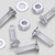 50x Clear Acrylic, Countersunk Cross Head, M3 x 10mm, Plastic, Bolts, Nuts & Washers - Screws