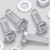 60x Clear Acrylic, Pan Head, M3 x 10mm, Plastic Bolts, Nuts & Washers - Screws