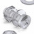 60x Clear Acrylic Pan Cross Head M3 x 10 mm Plastic Bolts, Nuts & Washers