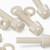 50x Natural, Nylon Plastic, Thumbscrews, M5 x 20 mm, knurled, Nuts, Washers & Bolts