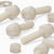 50x Natural Nylon Slotted Knurled Thumbscrews M5 x 20mm, Nuts & Washers