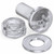 60x Clear Acrylic Pan Cross Head M4 x 10 mm Plastic Bolts, Nuts & Washers