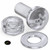 60x Clear Acrylic Pan Cross Head M4x10mm Plastic Bolts, Nuts & Washers