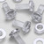 60x Clear Acrylic, Pan Head, M4 x 10mm, Plastic Bolts, Nuts & Washers - Screws