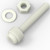 50x Natural, Nylon Plastic, Thumbscrews, M5 x 30mm, knurled, Nuts, Washers & Bolts