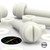 50x Natural, Nylon Plastic, Thumbscrews, M5 x 30mm, knurled, Nuts, Washers & Bolts