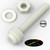 50x Natural, Nylon Plastic, Thumbscrews, M5 x 30mm, knurled, Nuts, Washers & Bolts