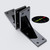 4x V4 5mm Reinforced L Brackets, Black Acrylic + 40x M5 Bolts
