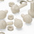 50x Natural Nylon Slotted Knurled Thumbscrews M3 x 10mm, Nuts & Washers