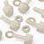 50x Natural, Nylon Plastic, Thumbscrews, M3 x 10mm, knurled, Nuts, Washers & Bolts