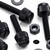 50x Black, Nylon Plastic, Thumbscrews, M4 x 20mm, knurled, Nuts, Washers & Bolts