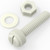 50x Natural, Nylon Plastic, Thumbscrews, M8 x 40mm, knurled, Nuts, Washers & Bolts