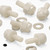 50x Natural Nylon Slotted Knurled Thumbscrews M4 x 10mm, Nuts & Washers