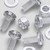 60x Clear Acrylic Pan Head Plastic Screws & Bolts M5 x 10mm, Nuts & Washers
