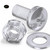 60x Clear Acrylic Pan Cross Head M5 x 10 mm Plastic Bolts, Nuts & Washers