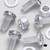60x Clear Acrylic Pan Head Plastic Screws & Bolts M5 x 10mm, Nuts & Washers