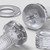 60x Clear Acrylic Pan Cross Head M5x10mm Plastic Bolts, Nuts & Washers
