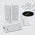 4 x Angled L Brackets, Polished White Acrylic + 20x M5 Bolts - (Right Angle Bracket)