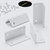 4 x Angled L Brackets, Polished White Acrylic + 20x M5 Bolts - (Right Angle Bracket)