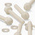 50x Natural, Nylon Plastic, Thumbscrews, M6 x 50 mm, knurled, Nuts, Washers & Bolts