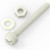 50x Natural, Nylon Plastic, Thumbscrews, M6 x 50mm, knurled, Nuts, Washers & Bolts