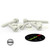 50x Natural, Nylon Plastic, Thumbscrews, M6 x 50mm, knurled, Nuts, Washers & Bolts