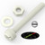 50x Natural, Nylon Plastic, Thumbscrews, M6 x 50mm, knurled, Nuts, Washers & Bolts