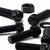 50x Black Nylon Slotted Knurled Thumbscrews M8 x 30mm, Nuts & Washers