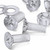 50x Clear Acrylic Countersunk Cross Head M5 x 10 mm Plastic Bolts, Nuts & Washers