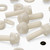50x Natural Nylon Slotted Knurled Thumbscrews M6 x 20mm, Nuts & Washers