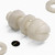50x Natural Nylon Slotted Knurled Thumbscrews M6 x 20mm, Nuts & Washers