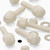 50x Natural Nylon Slotted Knurled Thumbscrews M4 x 20mm, Nuts & Washers