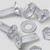 50x Clear Acrylic Countersunk Screws & Bolts M4 x 10mm, Nuts & Washers