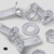 50x Clear Acrylic Countersunk Cross Head M4x10mm Plastic Bolts, Nuts & Washers