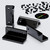 4x V2, 5mm Thickness, Angled L Brackets, Polished Black Acrylic + 20x M5 Bolts - (Right Angle Bracket)