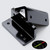 4x V2, 5mm Thickness, Angled L Brackets, Polished Black Acrylic + 20x M5 Bolts - (Right Angle Bracket)
