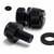 50x Black Nylon Slotted Knurled Thumbscrews M6 x 10mm, Nuts & Washers